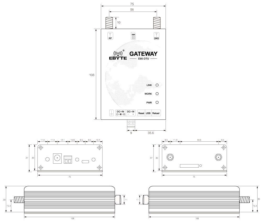 E90-DTU(XXXSLXX-4G-GPRS)_Size1000