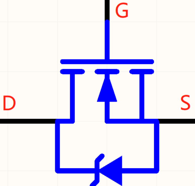 NMOS電路符號(hào)