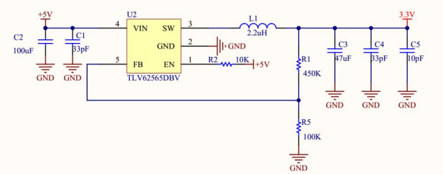 lora網(wǎng)關模塊DCDC電源模塊電路