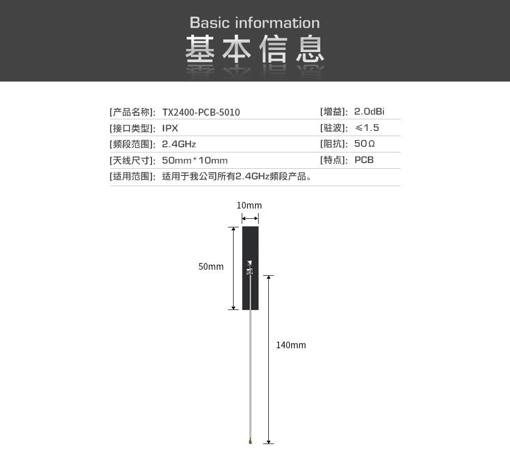 高增益PCB內(nèi)置天線模塊 (1)