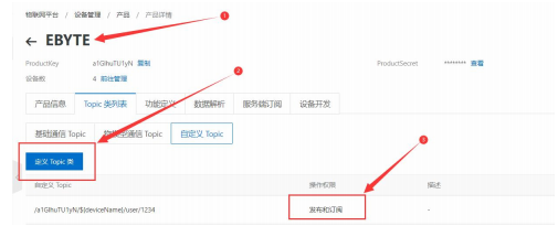 阿里云配置Topic串口服務(wù)器