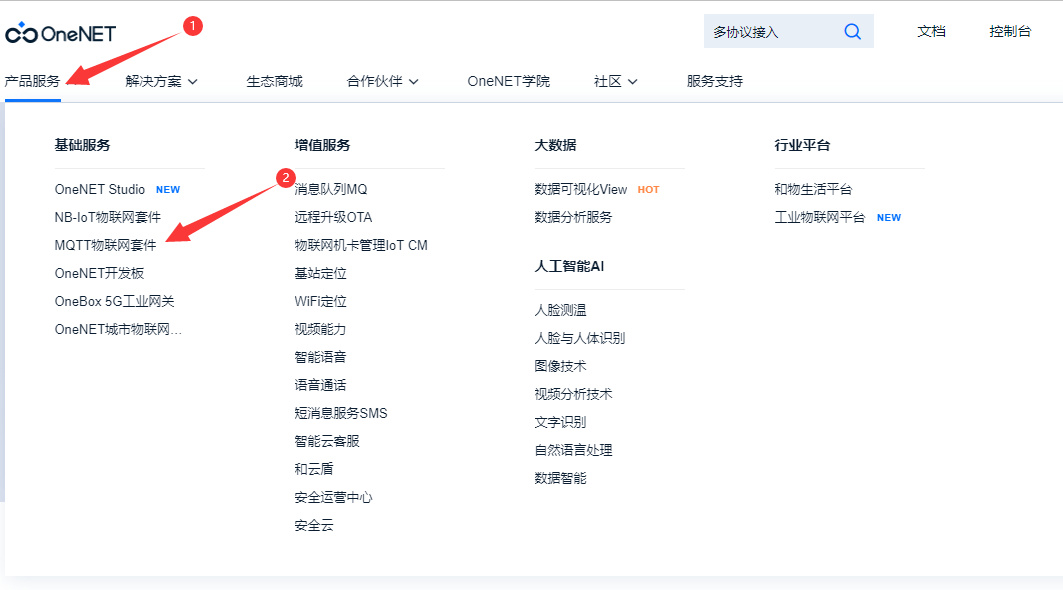 OneNET物聯網1